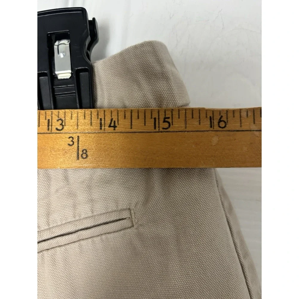 Gap Women's Size 6 Khaki Shorts Cotton Front‎ Top Slit Pockets Preppy